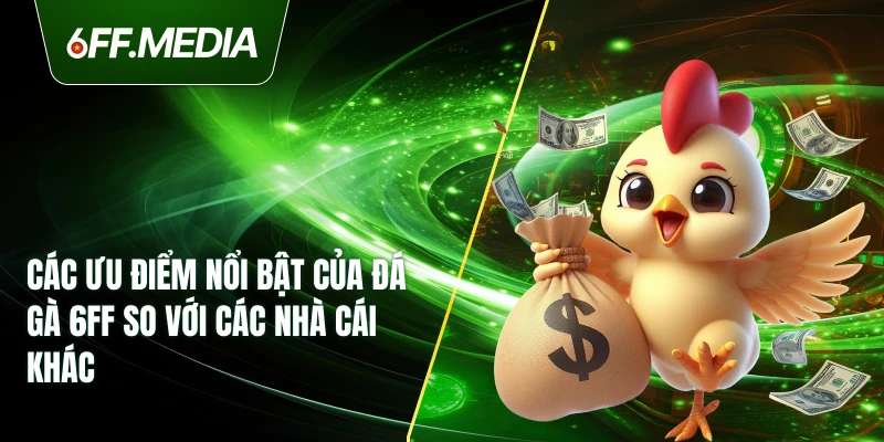 Các ưu điểm nổi bật của Đá Gà 6FF so với các nhà cái khác