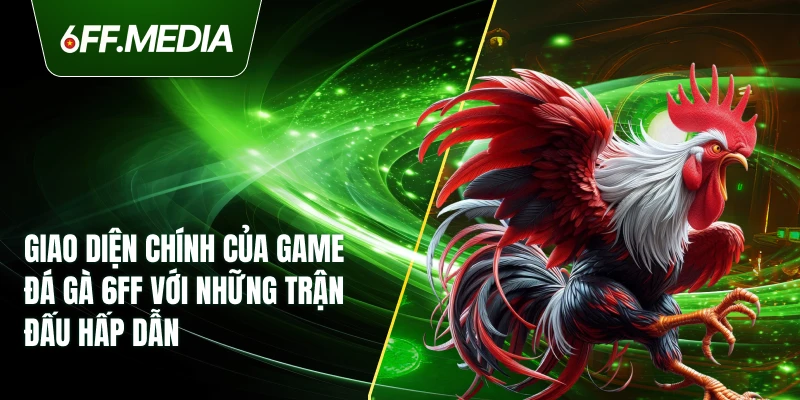 Giao diện chính của game Đá Gà 6FF với những trận đấu hấp dẫn