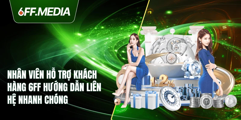 Nhân viên hỗ trợ khách hàng 6FF hướng dẫn liên hệ nhanh chóng